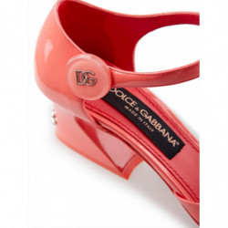 Scarpe Mary Jane in vernice rosa - EU39/US8