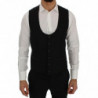 Giacca blazer slim elasticizzata in lana nera - IT46 - S