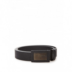 Cintura in pelle nera con...
