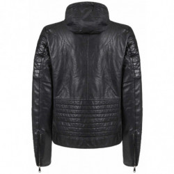 Giacca in polietilene nero - S