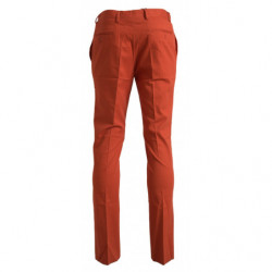 Pantaloni formali da uomo dritti arancioni - IT50 - L