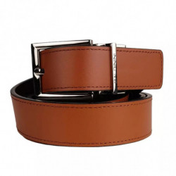Cintura in pelle di vitello marrone - 100 CM / 40 INCHES