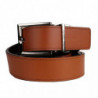 Cintura in pelle di vitello marrone - 100 CM / 40 INCHES