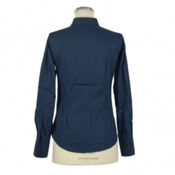 Camicia in cotone blu - XL