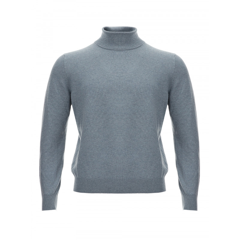 Maglione Dolcevita in Cashmere Grigio - IT50 - M-L
