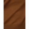 Gilet con scollo a V in lana marrone - IT50 - M-L
