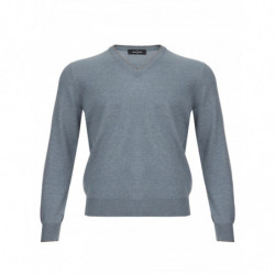 Maglione con scollo a V in...