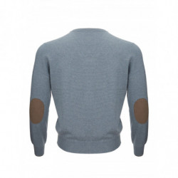 Maglione con scollo a V in cashmere grigio - IT50 - M-L