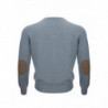 Maglione con scollo a V in cashmere grigio - IT50 - M-L