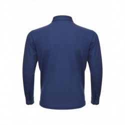 Polo a maniche lunghe in lana blu - IT50 - M-L