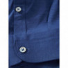 Polo a maniche lunghe in lana blu - IT50 - M-L