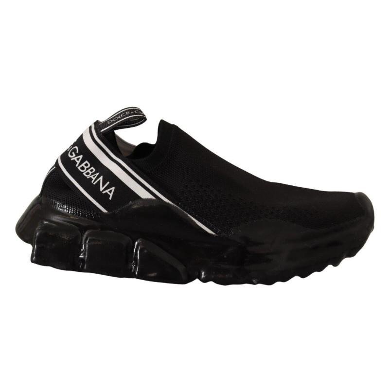 Scarpe da ginnastica basse da donna nere slip on Sorrento - EU35.5/US5