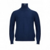 Maglione di lana a collo alto finto blu - IT50 - M-L