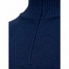 Maglione di lana a collo alto finto blu - IT50 - M-L