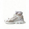 Scarpe da ginnastica bianche con calzini Sorrento beige - EU37/US6.5