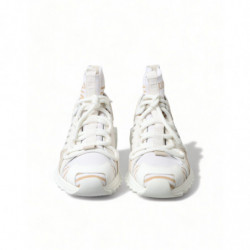 Scarpe da ginnastica bianche con calzini Sorrento beige - EU37/US6.5
