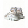 Scarpe da ginnastica bianche con calzini Sorrento beige - EU37/US6.5