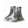 Scarpe da ginnastica Daymaster Graffiti bianche e nere - EU40/US9.5