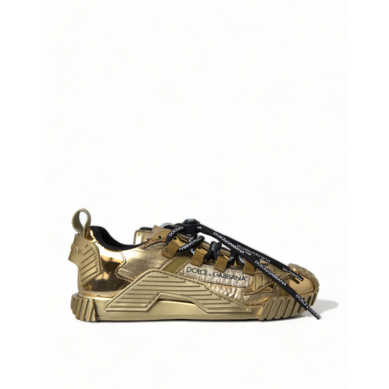 Scarpe da ginnastica basse NS1 in oro metallizzato - EU35/US4.5