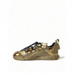 Scarpe da ginnastica basse NS1 in oro metallizzato - EU35/US4.5