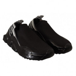 Scarpe da ginnastica basse da donna nere slip on Sorrento - EU35.5/US5