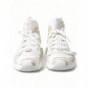 Scarpe da ginnastica bianche con calzini Sorrento beige - EU38.5/US8