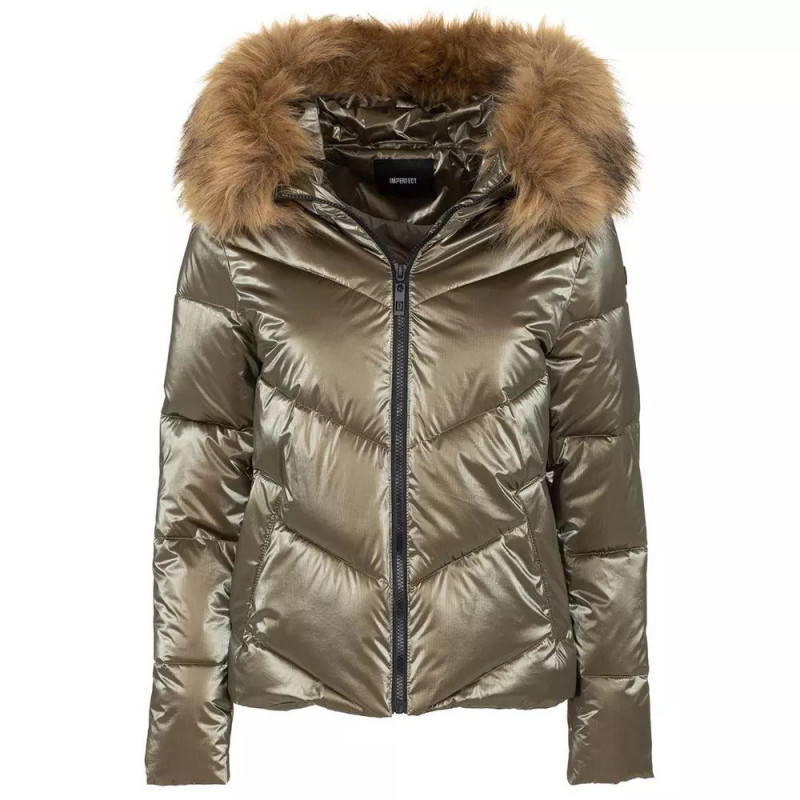 Giacche e cappotto in poliammide marrone - XL