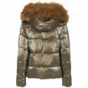 Giacche e cappotto in poliammide marrone - XL