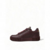 Scarpe Sneakers DNA Milano in Vitello Bordeaux - EU37/US6.5