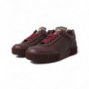 Scarpe Sneakers DNA Milano in Vitello Bordeaux - EU37/US6.5