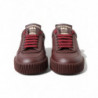 Scarpe Sneakers DNA Milano in Vitello Bordeaux - EU37/US6.5