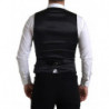 Gilet formale da uomo in poliestere nero - IT46 - S