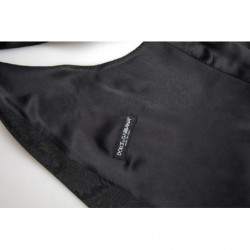 Gilet formale da uomo in poliestere nero - IT46 - S