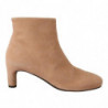Scarpe con tacco medio in pelle scamosciata beige - EU36/US5.5