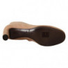 Scarpe con tacco medio in pelle scamosciata beige - EU36/US5.5