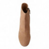 Scarpe con tacco medio in pelle scamosciata beige - EU36/US5.5