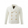 Giacca doppiopetto bianca stile marinaio - IT50 - L
