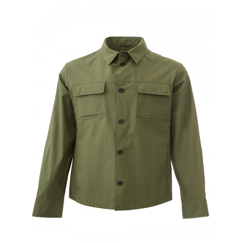 Giacca sahariana in cotone verde - IT50 - L