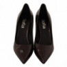 Scarpe décolleté tacco spillo pelle verniciata marrone - EU39/US8.5