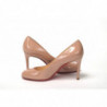 Scarpe décolleté alte con punta tonda color carne - EU35/US4.5