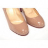 Scarpe décolleté alte con punta tonda color carne - EU35/US4.5