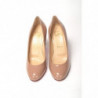 Scarpe décolleté alte con punta tonda color carne - EU35/US4.5