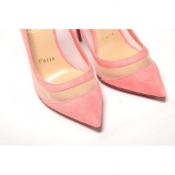 Décolleté tacco alto pelle scamosciata rosa Galativi - EU35.5/US5