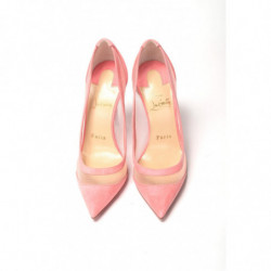 Décolleté tacco alto pelle scamosciata rosa Galativi - EU35.5/US5