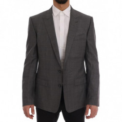 Blazer slim MARTINI in lana grigia - IT52 - L