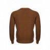 Cardigan in Lana Extrafine Marrone - IT50 - M-L