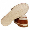 Sneaker Di Pelle Di Vitello Marrone - EU44/US11