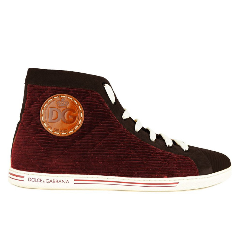 Sneaker Di Pelle Di Vitello Rossa - EU44/US11