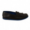 Mocassini slip on con nappa in pelle nera - EU39/US6