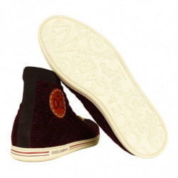 Sneaker Di Pelle Di Vitello Rossa - EU44/US11